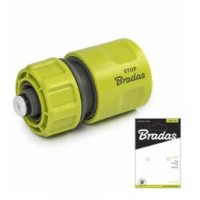 ФБ4Л Быстросоединитель для шланга 3/4  со стопом Bradas Lime Line