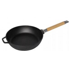 Сковорода чугун. D-240 со съемн. ручкой б/кр. 324