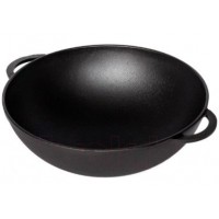 Сковорода чугунная с 2-мя ручками (WOK) д. 260 1026