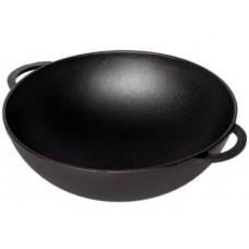 Сковорода чугунная с 2-мя ручками (WOK) д. 260 1026
