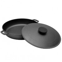 Жаровня чугунная с двумя ручками.32см 1832