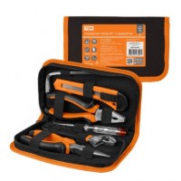 Набор слесарный №1. 6 предметов. тканевый чехол.  Гранит  TDM