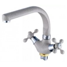 Смеситель д/кухни вентильн. сер.230 бежевый ECONOCE. арт.EC0232