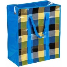 Сумка хоз.на молнии. клетка. 40х45х20 см. PERFECTO LINEA. арт.42-404521