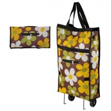 Сумка-тележка складная ATB-03  Ромашки . 61*32*13 см