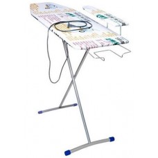 Доска гладильная Лина 4 (ДСП 1120 * 345). подрукавник. подставка п/утюг. удлинит. NIKA