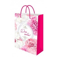 Dream cards Пакет подарочный с мат.ламинацией. (ML) Пышные пионы 190г ППК-2759СП