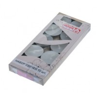 Набор свечей декор.в мет. гильзе 10 шт. BB101997. код 266616)