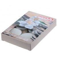 Н-р свечей аром. в мет. гил.  Ваниль  3.8*1.6 см 6 шт. (арт. BB101987. код 266517)