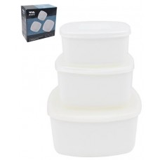 Набор салатников (3пр.) Lavenir 260/460/840 мл. 9.5/11/13.5 см. 4.2/5  FSLW-3T WHITE