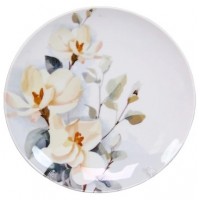 Тарелка 240 мм мелкая Надежда.Белый шиповник 4С1143Ф34 с1