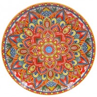 Тарелка обеденная Lavenir  Солнце востока  25.5см. 10.25  фарфор