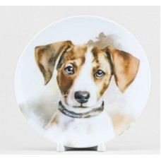 Сувенир фарфоровый ф. 707 с креп.элементомрис.  Мой питомец (Чак) 4С1443Ф34 с.1