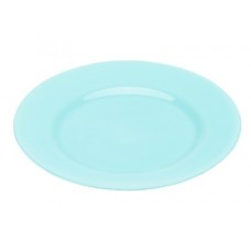 Тарелка мелкая стеклокерам.  Plumi light turquoise  19 см (арт. V9043. код 289905)