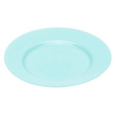 Тарелка мелкая стеклокерам.  Plumi light turquoise  24 см (арт. V9044. код 289912)