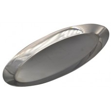 Блюдо 24 см. 81689 овал. нержавеющая сталь