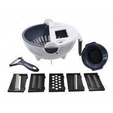 Измельчитель кух. с насадками 22*13.5*22.5 см. 77370 пл. нерж. сталь