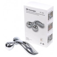 Массажер пластмассовый роликовый 17*9.5 см (арт. FI12034. код 181049)