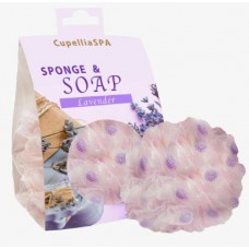 Мочалка для тела с мылом CUPELLIA SPA SP50/LV. Lavender