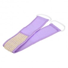 Мочалка из сизаля, лента с сегм. хлопка, с вер. ручкой 8х70 см. Банные штучки арт.40098