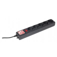 С. фильтр POWER Cube B 1.9м 5 розеток черный SPG-B-6-BLACK