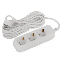 Эра UDL-16-370-E Удлин-ль Greenline 3 роз. с заз.7м ПВС 3x1мм2