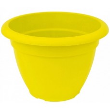 Цветочный горшок круглый 200мм 2.2л  Классика  цвет. в ассортим.