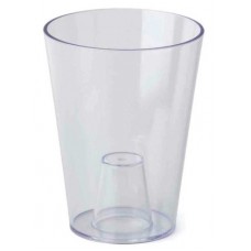 Ваза для орхидей круглая 125х165 мм 1.2 л