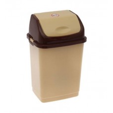 РП-1011-БК Ведро для мусора  Камелия  4 л бежевый/темно-коричневый