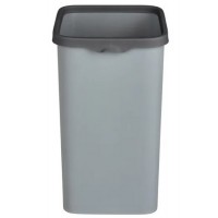 Контейнер для мусора  Paloma  12л с фиксатором (серый)