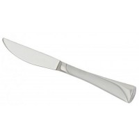 Б58015-П1 Нож столовый  из нерж.стали Б58 с декор.абразивной отделкой на подвеске (1шт)